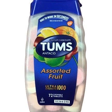 Tums Assorted Fruit 72 Chewable Tablets - Greenwich Village Farm