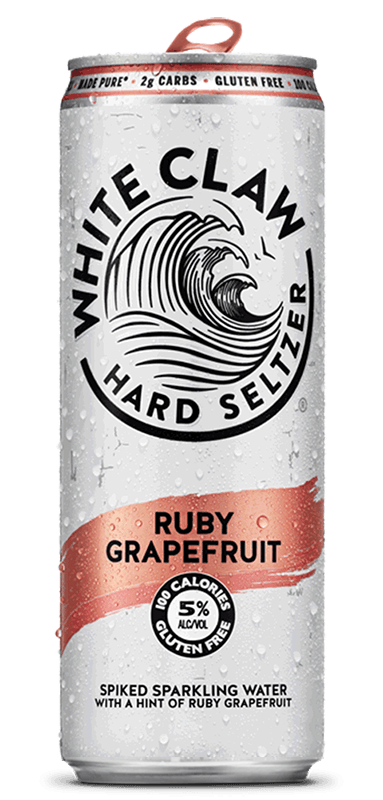 White Claw Hard Seltzer Ruby Grapefruit 19.2oz. Can - Greenwich Village Farm