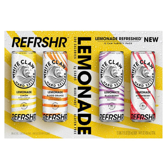 White Claw Lemonade Refrshr Variety Pack 12oz. Can - Greenwich Village Farm